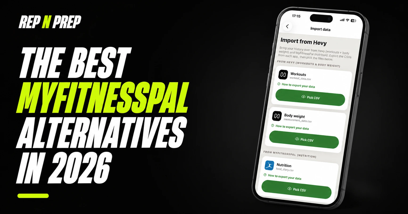 The best MyFitnessPal alternatives in 2026